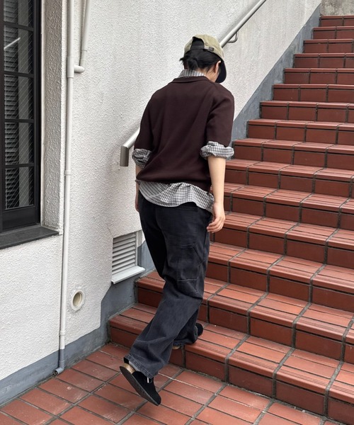 INTER FACTORY（インターファクトリー）の「あいり-SNAP WIDE CARGO DENIM/スナップワイドカーゴデニム made by inter factory（デニムパンツ・レディース・ブルー/ブラック・SMALL/MEDIUM）」の15枚目の写真