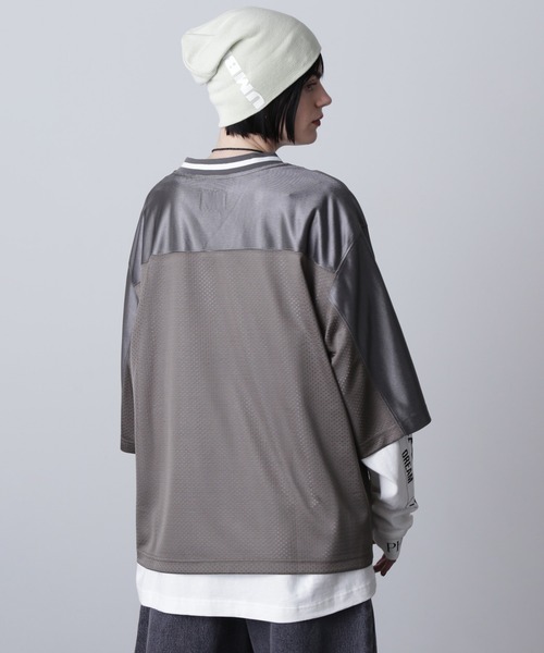 (OKIRAKU×ROSEBUD)メッシュフットボールT OKIRAKU×ROSE BUD/メッシュフットボールT – calif（カリフ）公式