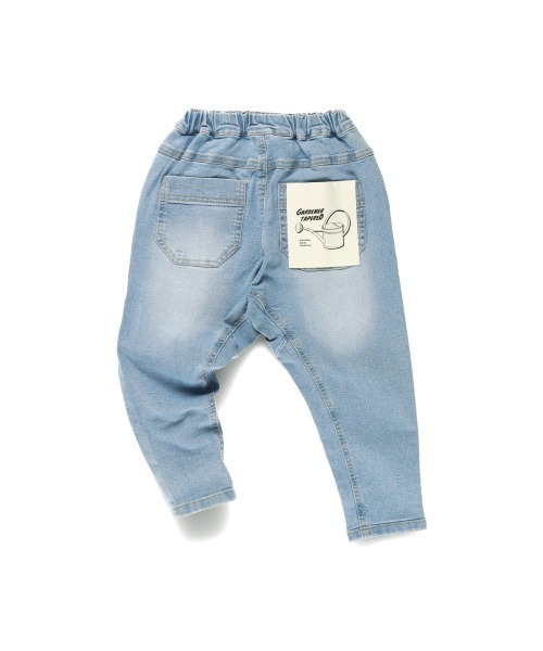 BRANSHES(ブランシェス)の「ガーデナーテーパードデニムパンツ(デニムパンツ・キッズ・ネイビー/グレー/ブルー/カラフル・90/100/110/120/80/130/140/150/160)」の7枚目の写真