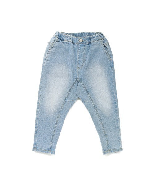 BRANSHES(ブランシェス)の「ガーデナーテーパードデニムパンツ(デニムパンツ・キッズ・ネイビー/グレー/ブルー/カラフル・90/100/110/120/80/130/140/150/160)」の8枚目の写真