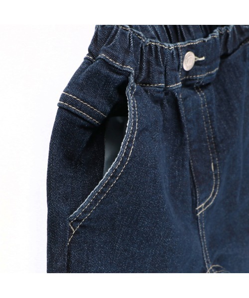 BRANSHES(ブランシェス)の「ガーデナーテーパードデニムパンツ(デニムパンツ・キッズ・ネイビー/グレー/ブルー/カラフル・90/100/110/120/80/130/140/150/160)」の15枚目の写真