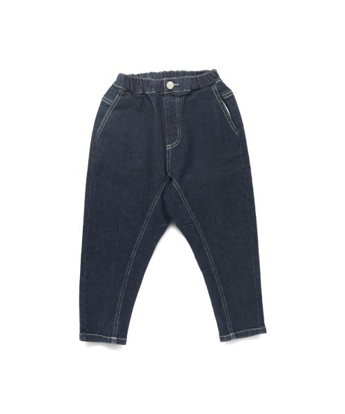 BRANSHES(ブランシェス)の「ガーデナーテーパードデニムパンツ(デニムパンツ・キッズ・ネイビー/グレー/ブルー/カラフル・90/100/110/120/80/130/140/150/160)」の9枚目の写真