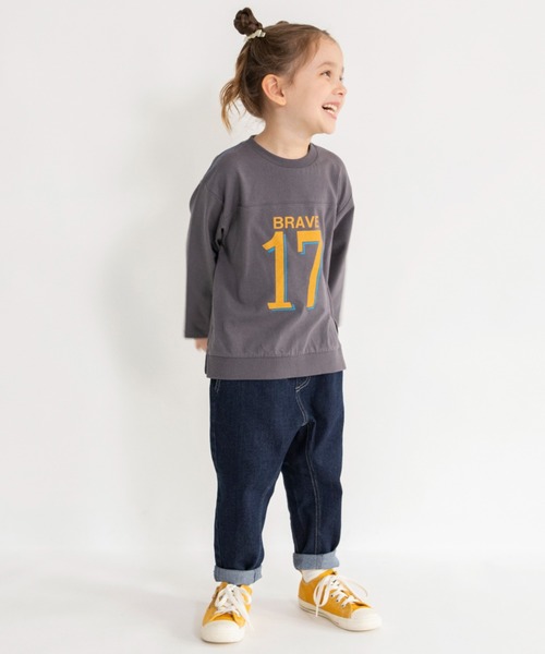 BRANSHES(ブランシェス)の「ガーデナーテーパードデニムパンツ(デニムパンツ・キッズ・ネイビー/グレー/ブルー/カラフル・90/100/110/120/80/130/140/150/160)」の22枚目の写真