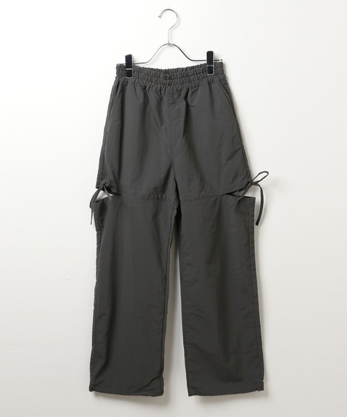 GLOBAL WORK（グローバルワーク）の「DRY/スリットデザインパンツ/292234（その他パンツ・キッズ・チャコール/オフホワイト・130cm/140cm/150cm/160cm）」の16枚目の写真