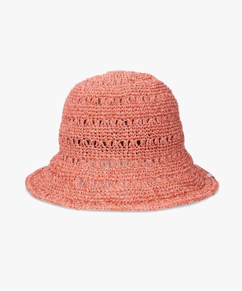 OVERRIDE(オーバーライド)の「OVERRIDE W PAPER CROCHET SUN HAT / オーバーライド(ハット・レディース・ピンク/ネイビー/ベージュ・M/57.5cm)」の17枚目の写真