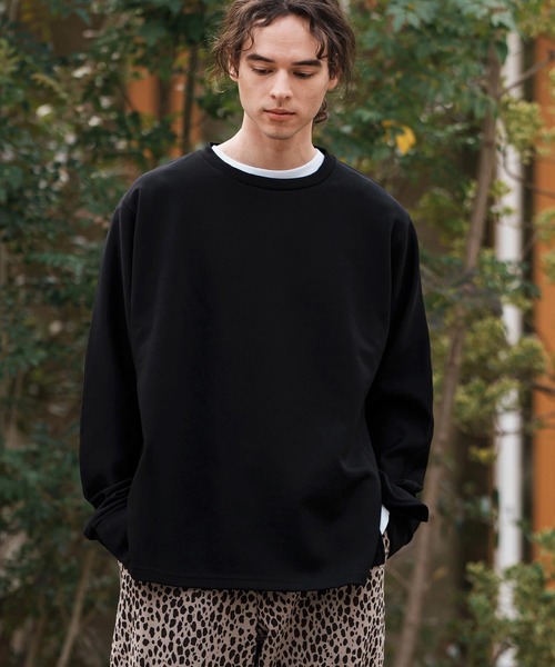 CAMBIO(カンビオ)の「mlt5083-ポンチサイドスリットカットソー(Tシャツ/カットソー・メンズ・ホワイト/ブラック/グレイッシュベージュ・M/L/XL)」の17枚目の写真