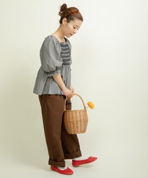 ◯ ドットアンドストライプス ◯ 新品　60sギンガム スモッキングスカート Dot＆Stripes CHILD WOMAN（ドットアンドストライプス チャイルド