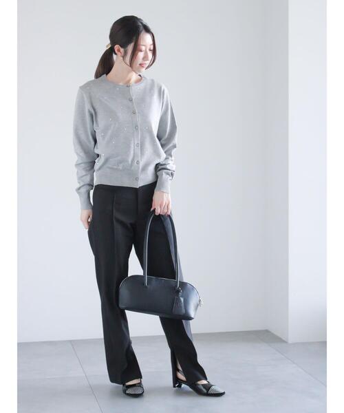 Te chichi(テチチ)の「ファスナースリットスリムストレート(セットアップ可)(その他パンツ・レディース・ブラック/ベージュ・M/S)」の18枚目の写真