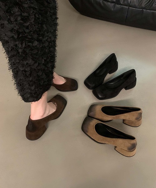 セール】[2025SS SHOES 365 NEW] スエードパンプス（パンプス