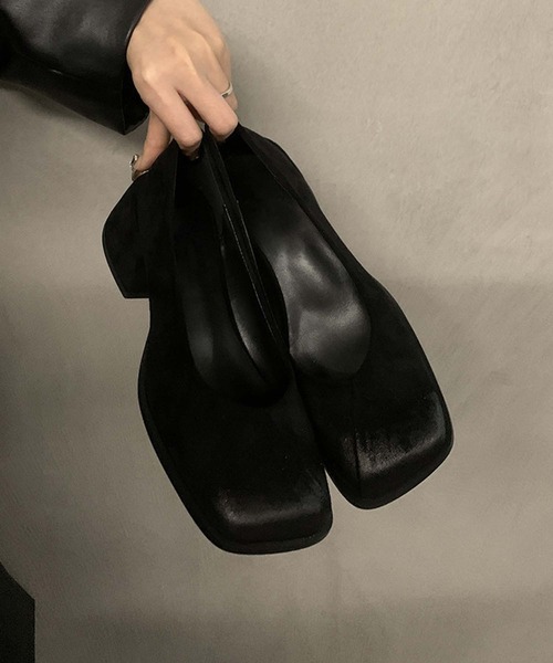 shoes365（シューズスリーシックスファイヴ）の「[SHOES 365] スエードパンプス（パンプス・レディース・ブラック/ブラウン/ベージュ・24.5cm/24.0cm/23.5cm/23.0cm/22.5cm）」の10枚目の写真