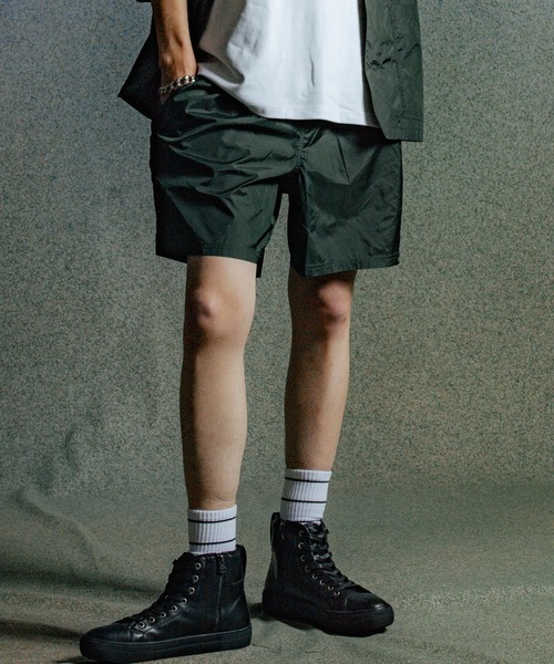 CRIMIE（クライミー）の「WIND BREAKER SHORTS SUPER LIGHT（その他パンツ・メンズ・グリーン/ブラック・XXL/XL/L/M/S）」の2枚目の写真