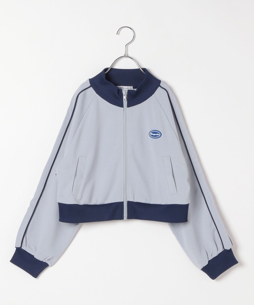 GLOBAL WORK（グローバルワーク）の「ショートトラックジャケット/290868（ジャージ・キッズ・アイボリー/ネイビー/サックスブルー・140cm/150cm/130cm/160cm）」の21枚目の写真