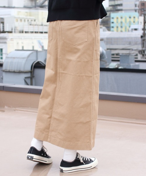 Gramicci（グラミチ）の「GRAMICCI/グラミチ　ロングベイカースカート　LONG BAKER SKIRT　G3SW-SK069（スカート・レディース・ベージュ/サンドグレー/グリーン・M）」の5枚目の写真
