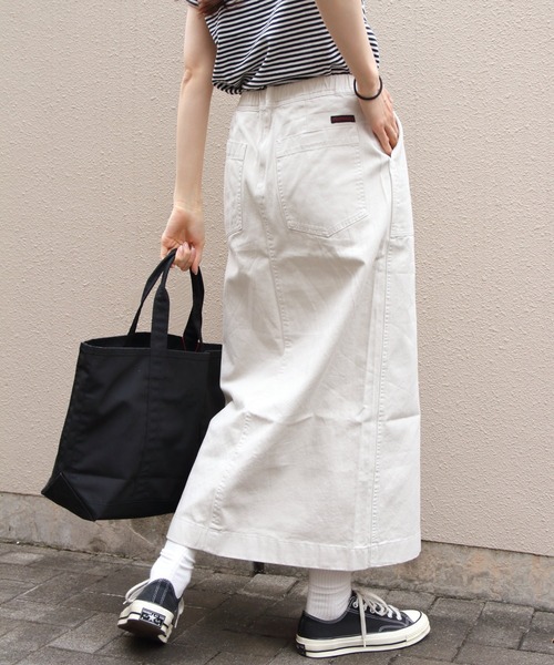 Gramicci（グラミチ）の「GRAMICCI/グラミチ　ロングベイカースカート　LONG BAKER SKIRT　G3SW-SK069（スカート・レディース・ベージュ/サンドグレー/グリーン・M）」の11枚目の写真