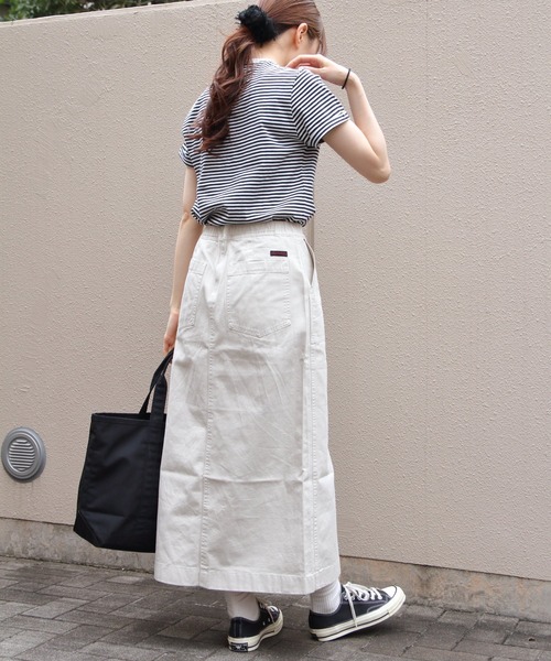 Gramicci（グラミチ）の「GRAMICCI/グラミチ　ロングベイカースカート　LONG BAKER SKIRT　G3SW-SK069（スカート・レディース・ベージュ/サンドグレー/グリーン・M）」の16枚目の写真