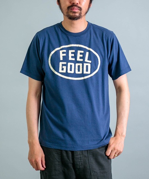 OMNIGOD（オムニゴッド）の「[OMNIGOD mens / オムニゴッド] 30/1天竺 ショートスリーブTシャツ（Tシャツ/カットソー・メンズ・ライトイエロー/ネイビー/ホワイト/ライトグレー・2/3/4）」の3枚目の写真