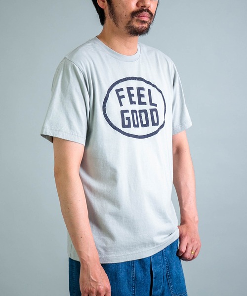 OMNIGOD（オムニゴッド）の「[OMNIGOD mens / オムニゴッド] 30/1天竺 ショートスリーブTシャツ（Tシャツ/カットソー・メンズ・ライトイエロー/ネイビー/ホワイト/ライトグレー・2/3/4）」の15枚目の写真