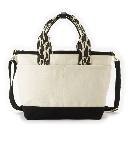 grove（グローブ）の「ハンドルアソートキャンバス2WAYトート（トートバッグ・レディース・アイボリー系6/ベージュ系その他6/ブラック系4/ブラック系6・00）」の16枚目の写真