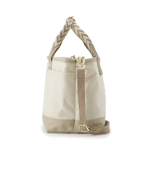 grove（グローブ）の「ハンドルアソートキャンバス2WAYトート（トートバッグ・レディース・アイボリー系6/ベージュ系その他6/ブラック系4/ブラック系6・00）」の19枚目の写真