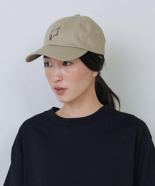 conges payes ADIEU TRISTESSE(コンジェ ペイエ アデュートリステス)の「ichiro yamaguchi.キャップ(キャップ・レディース・ベージュ・FREE)」の4枚目の写真