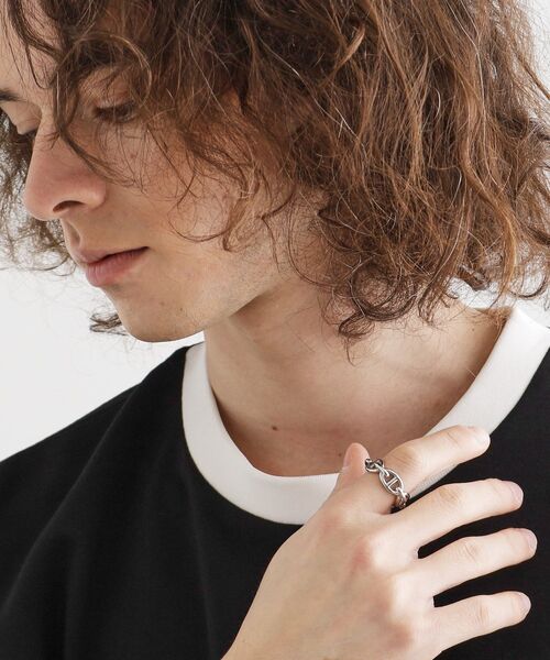 tk.TAKEO KIKUCHI（ティーケータケオキクチ）の「アソートチェーンリング（リング・メンズ・シルバー/シルバー系1・17/13）」の7枚目の写真