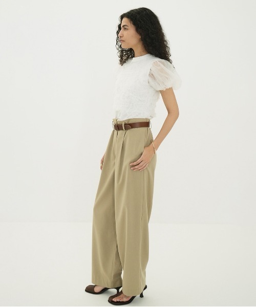 TULLE VEST LAYERED TOPS（その他トップス）｜CLANE（クラネ）の