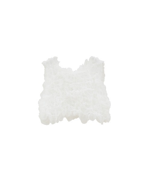 TULLE VEST LAYERED TOPS（その他トップス）｜CLANE（クラネ）の