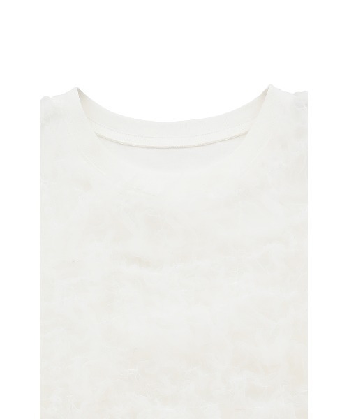 TULLE VEST LAYERED TOPS（その他トップス）｜CLANE（クラネ）の