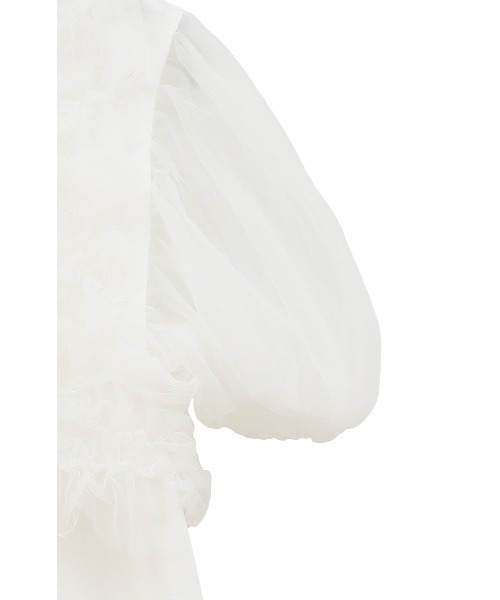 TULLE VEST LAYERED TOPS（その他トップス）｜CLANE（クラネ）の