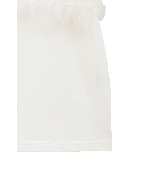 TULLE VEST LAYERED TOPS（その他トップス）｜CLANE（クラネ）の