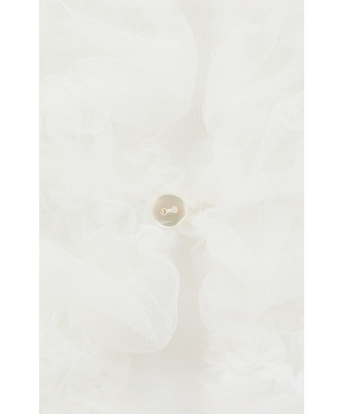 TULLE VEST LAYERED TOPS（その他トップス）｜CLANE（クラネ）の