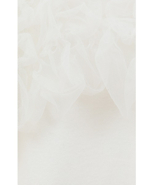 CLANE（クラネ）の「TULLE VEST LAYERED TOPS（その他トップス・レディース・ホワイト/ベージュ・1）」の19枚目の写真