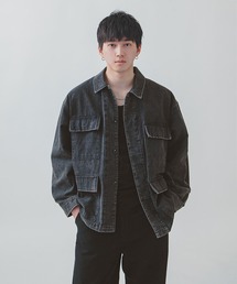 ZIP FIVE -White Line-（ジップファイブホワイトライン）の「【White Line】 COTTON CANVAS ユーティリティー ジャケット（カバーオール）」