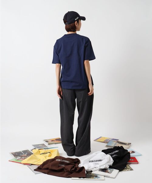 FFEIN（フェイン）】ワンポイントセンター刺繍ロゴTシャツ / Tシャツ