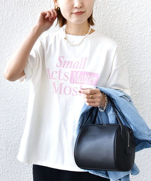 【SHIPS別注】81BRANCA:ロゴ 5分袖 TEE SHIPS別注】81BRANCA:5分袖 ロゴ TEE 24SS（Tシャツ/カットソー