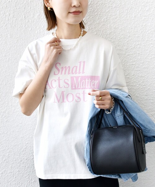 SHIPS別注】81BRANCA:ロゴ 5分袖 TEE（Tシャツ/カットソー