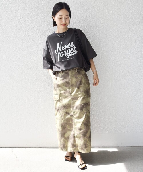 ＋81BRANCA（ハチイチブランカ）の「【SHIPS別注】81BRANCA:ロゴ 5分袖 TEE（Tシャツ/カットソー・レディース・ホワイト/ベージュ/チャコールグレー/ホワイト系・ONE SIZE）」の10枚目の写真