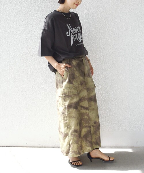 ＋81BRANCA（ハチイチブランカ）の「【SHIPS別注】81BRANCA:ロゴ 5分袖 TEE（Tシャツ/カットソー・レディース・ホワイト/ベージュ/チャコールグレー/ホワイト系・ONE SIZE）」の11枚目の写真