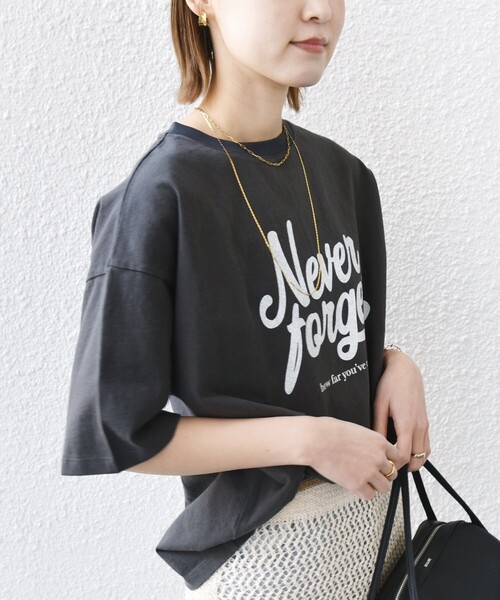 SHIPS別注】81BRANCA:ロゴ 5分袖 TEE（Tシャツ/カットソー