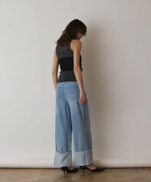 Diagram（ダイアグラム）の「チュールベアトップ（チューブトップ・レディース・ブラック/ベージュ・36）」の5枚目の写真