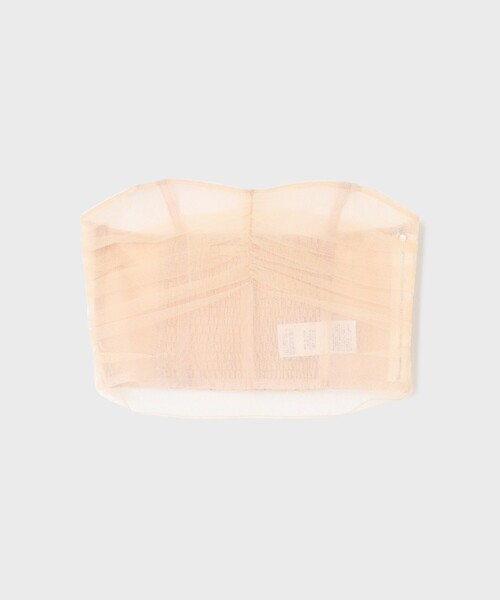 Diagram（ダイアグラム）の「チュールベアトップ（チューブトップ・レディース・ブラック/ベージュ・36）」の19枚目の写真