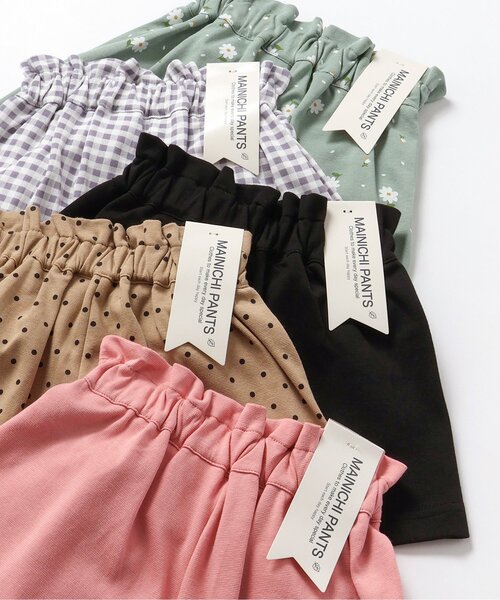 apres les cours（アプレレクール）の「【WEB限定/ジュニア対応】まいにちカットソーショートパンツ（その他パンツ・キッズ・ブラック/ラベンダー/ベージュ/ピンク/グリーン・80/90/100/110/120/130/140）」の18枚目の写真