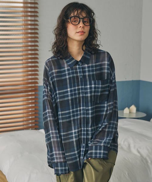 Lot No. SC28957 / TWILL CHECK WORK SHIRT - SUGAR CANE