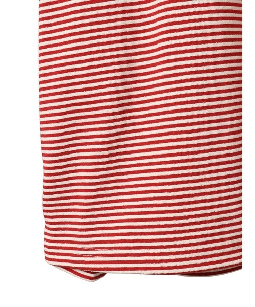 PINK HOUSE（ピンクハウス）の「ロゴプリントボーダーカットソー（Tシャツ/カットソー・レディース・ブルー/ネイビー/グレー/レッド/グリーン・LARGE/MEDIUM）」の10枚目の写真