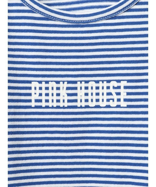 PINK HOUSE（ピンクハウス）の「ロゴプリントボーダーカットソー（Tシャツ/カットソー・レディース・ブルー/ネイビー/グレー/レッド/グリーン・LARGE/MEDIUM）」の13枚目の写真