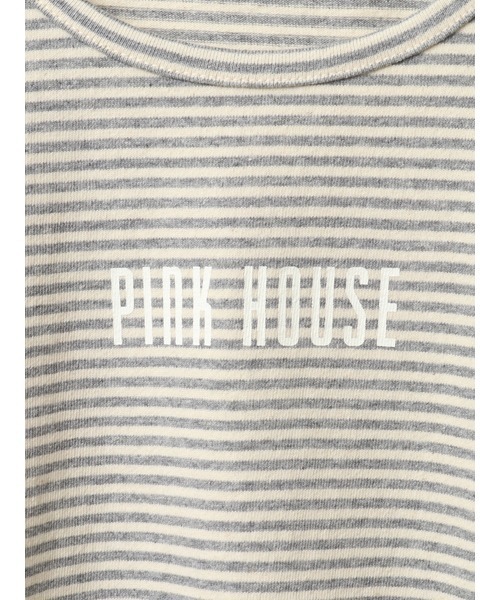 PINK HOUSE（ピンクハウス）の「ロゴプリントボーダーカットソー（Tシャツ/カットソー・レディース・ブルー/ネイビー/グレー/レッド/グリーン・LARGE/MEDIUM）」の15枚目の写真