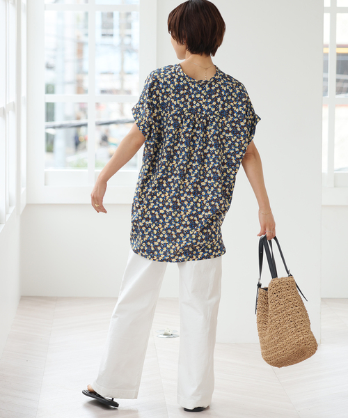 JOURNAL STANDARD relumeフラワープリントフレンチスリーブg JOURNAL STANDARD relume｜フラワープリントフレンチスリーブ