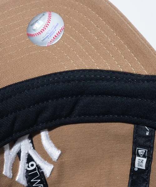 NEW ERA(ニューエラ)の「NEW ERA/ニューエラ キッズ キャップ Youth 9TWENTY ニューヨーク・ヤンキース カーキ × ホワイト 14524546(キャップ・キッズ・カーキブラウン・YOUTH)」の7枚目の写真