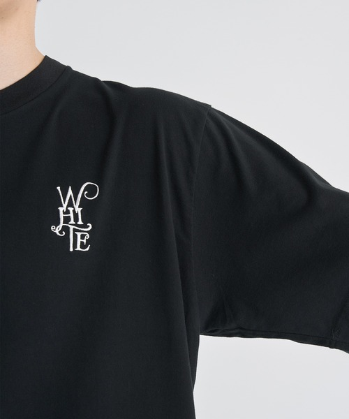 WHITE MOUNTAINEERING（ホワイトマウンテニアリング）の「【White Mountaineering / ホワイトマウンテニアリング】WM LOGO EMBROIDERY T-SHIRT（Tシャツ/カットソー・メンズ・ホワイト/ブラック・0/1/2/3）」の4枚目の写真