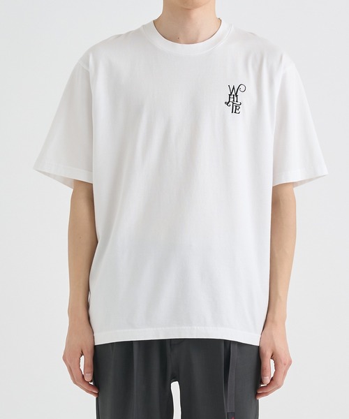 WHITE MOUNTAINEERING（ホワイトマウンテニアリング）の「【White Mountaineering / ホワイトマウンテニアリング】WM LOGO EMBROIDERY T-SHIRT（Tシャツ/カットソー・メンズ・ホワイト/ブラック・0/1/2/3）」の17枚目の写真